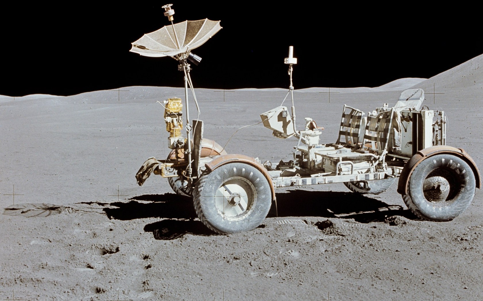 Download HQ Apollo 15 Lunar Rover inal resting place Unique wallpaper / 1680x1050